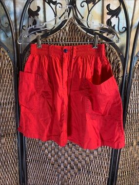 Vintage Esprit Red Cotton Skirt Kid’s Age 10